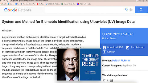 CBDCs | What Will Patent #US20120250948A1 Be Used For? System and Method for Biometric Identification using Ultraviolet (UV) Image Data