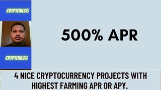 5 Nice Cryptocurrency Projects With Highest Farming APR or APY. EPNS, ETHPAD, SPLINTERLANDS ETC.