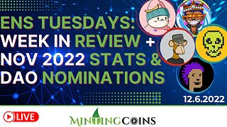 $ENS Tuesday: ENS Week In Review, Nov. 2022 ENS Stats; +New ENS DAO Steward Nominations & Elections!