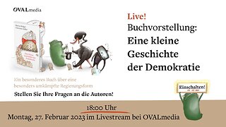 Live Buchvorstellung: Eine kleine Geschichte der Demokratie