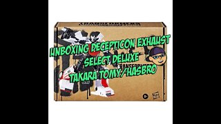 Transformers Decepticon Exhaust Select Deluxe Takara Tomy Hasbro Unboxing