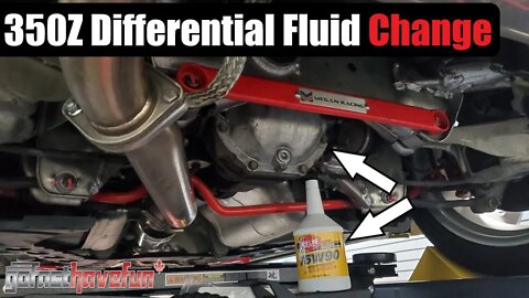 Nissan 350Z / Infiniti G35 Differential Fluid Change (Redline 75W90 GL-5 Gear Oil) | AnthonyJ350