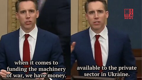 Ukraine Funding Is An Obvious Money Laundering Operation - Josh Hawley