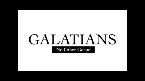 Galatians 3:6-14 Faith Alone through Christ Alone