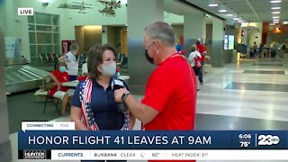 Honor Flight leaves Bakersfield for nation's Capitol