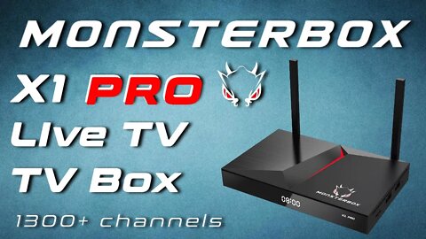 Monsterbox X1 Pro Live TV and VOD TV Box Review