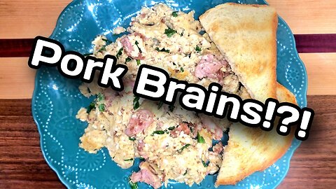 Fried Pork Brains & Eggs {Supermarket Find: Rose Brand Canned Brains}