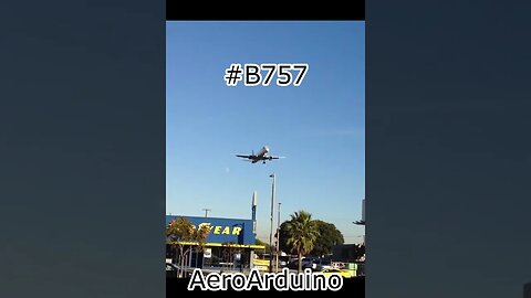 Just Saw Huge Delta #B757 Passing Over My Head Landing #Aviation #Avgeeks #AeroArduino