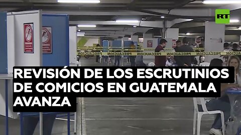 La revisión de los escrutinios de comicios en Guatemala avanza al 83 % y se mantienen resultados