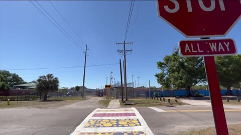 Tampa unveils colorful crosswalk as part of Crosswalks to Classrooms initiative