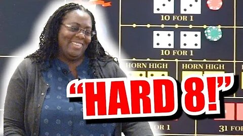 🔥SHE MAKES IT EASY!!🔥 30 Roll Craps Challenge - WIN BIG or BUST #360