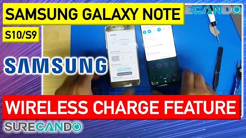 Samsung Galaxy S10 S9 Wirelessly charge another mobile phone!