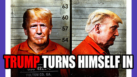 🔴LIVE: Trump Turns Himself In And Takes A Mugshot 🟠⚪🟣