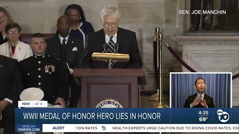Congress honors Pendleton-trained, WWII Medal of Honor hero with special tribute