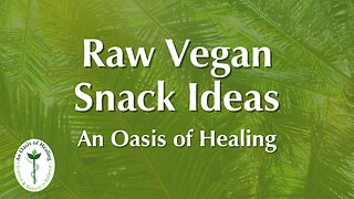 Raw Vegan Snack Ideas