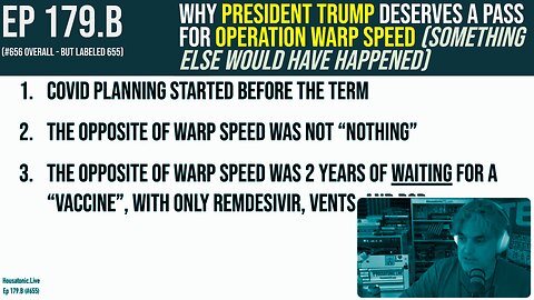 Why President Trump deserves a pass for Operation Warp Speed (something ELSE would have happened)