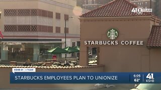 Starbucks employees plan to unionize