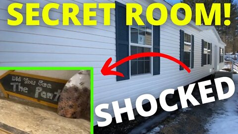 This Double Wide has a Secret Entrance! | Champion Homes Mobile Home Tour!!