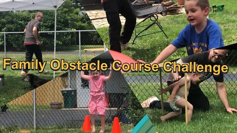 Family Obstacle Course Challenge / Homeschool Obstacle Course / Homeschool Recess Ideas