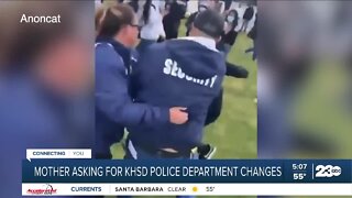 Mother asking for KHSD Police Department changes