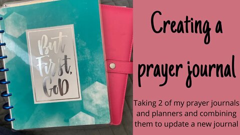 Creating a prayer journal