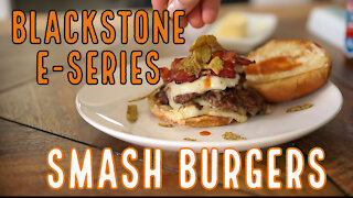 Blackstone Griddle E-Series Smash Burgers