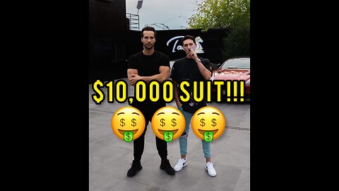 Luke Belmar Buys $10,000 Suit with Tristan Tate | Andrew Tate not here