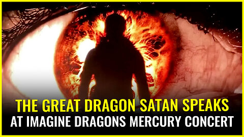 The great dragon Satan speaks at Imagine Dragons Mercury concert