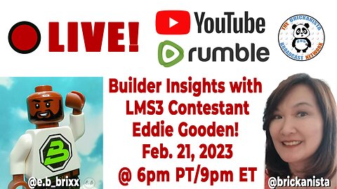 Builder Insights with LEGO Masters S3 Contestant, Eddie Gooden
