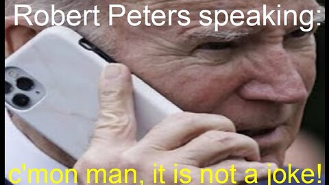 Somebody educating Robert Peters?