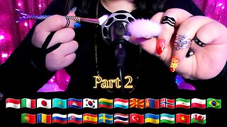 ASMR whispering, random positive sentences in 46 different languages 🤗🌍❤