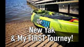 My FIRST tourney, my NEW yak, and camping adventures! (BAD WIND STORM!!!)