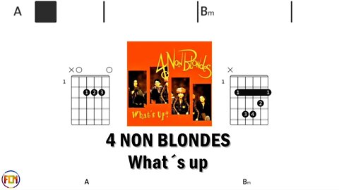 4 NON BLONDES What´s up - Guitar Chords & Lyrics HD