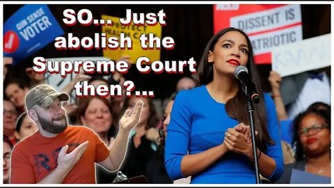 AOC’s new solution… Do away with Supreme Court AND Filibuster... Cites Constitutional Oath...