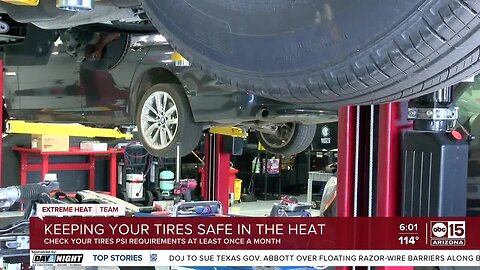 How to know when extreme heat is a danger to your tires