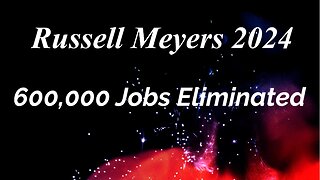 600,000 Jobs Eliminated