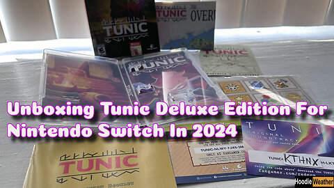 Unboxing Tunic Deluxe Edition For The Nintendo Switch In 2024