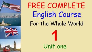 Learn English Easily - Lesson 01 - FREE and COMPLETE English Course for the Whole World