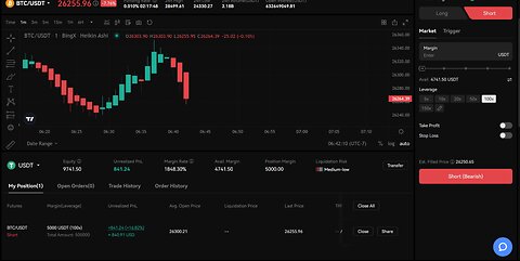 How to exit a BITCOIN leverage trade in 40 seconds💰