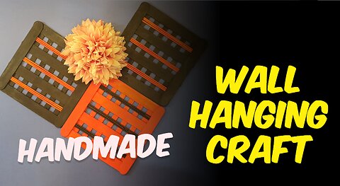 Wall hanging craft For Beginners | A Step-by-Step Guide To Wall Hanging Craft decoration