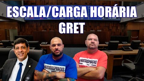 No dia 03/05/22, o Dep. Est. Marcelo Dino fala sobre a ESCALA/CARGA HORÁRIA e também sobre a GRET.