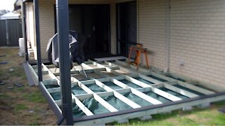 Building the patio deck and shutters - Another "Honey do" project