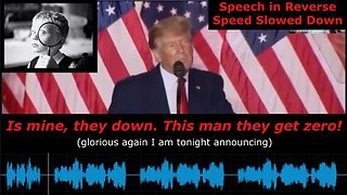 REVERSE SPEECH ANALYSIS OF WHEN TRUMP ANNOUNCED HIS CANDIDACY AS PRESIDENT