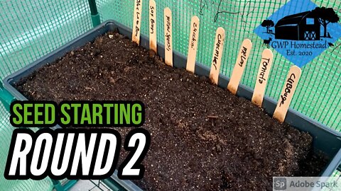 More Seeds Started for the Spring Garden — What did we Plant?