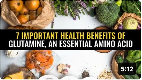 7 Important health benefits of glutamine, an essential amino acid