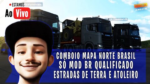 COMBOIO COM MODS BRASILEIROS EURO TRUCK 1.42 BETA MAPA NORTE DO BRASIL