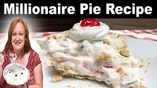 MILLIONAIRE PIE EASY NO BAKE RECIPE