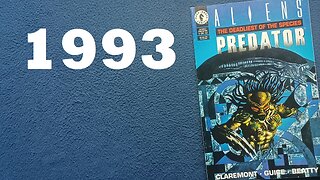 ALIENS/PREDATOR "THE DEADLIEST OF THE SPECIES" #1 OF 12, July 1993, COMIC BOOK COVER REVIEW