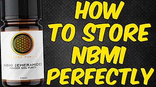 How To Store NBMI (Emeramide) Correctly!