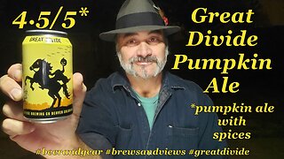 Great Divide Pumpkin Ale 4.5/5